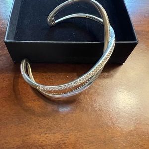 Diamond Bangle Cuff